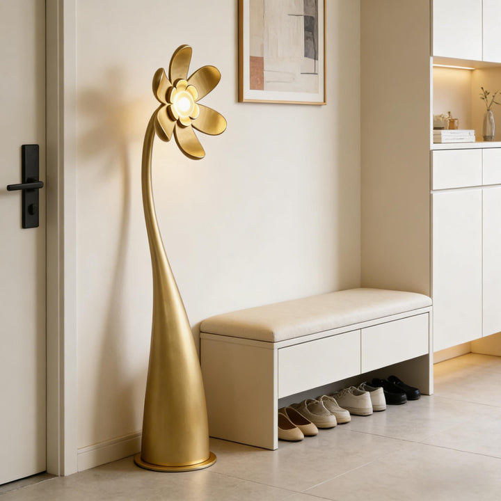 Sunflower Sculpture Floor Lamp 14