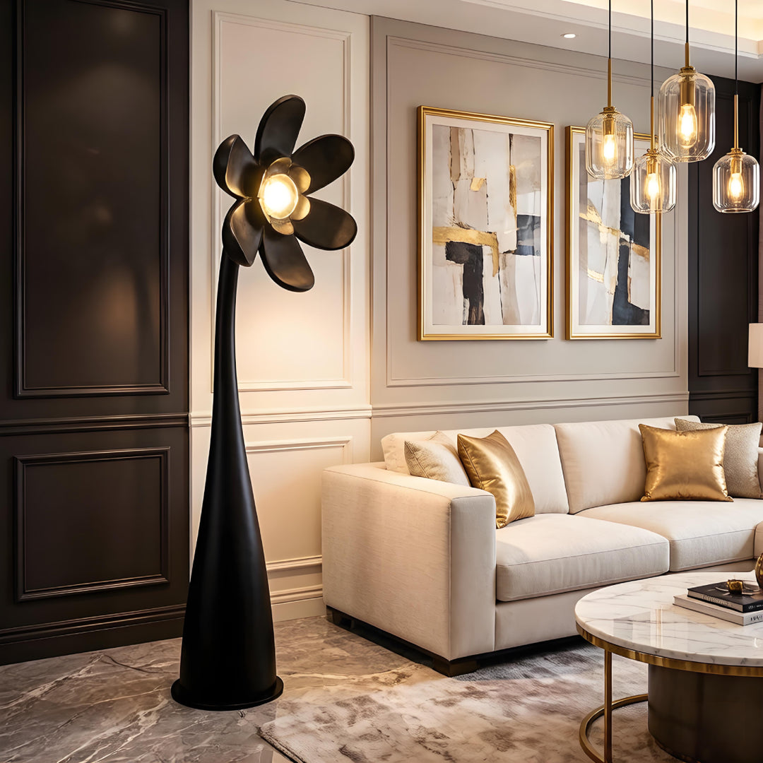 Sunflower Sculpture Floor Lamp 4