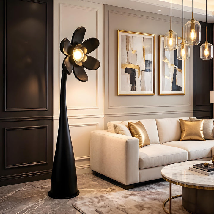 Sunflower Sculpture Floor Lamp 4