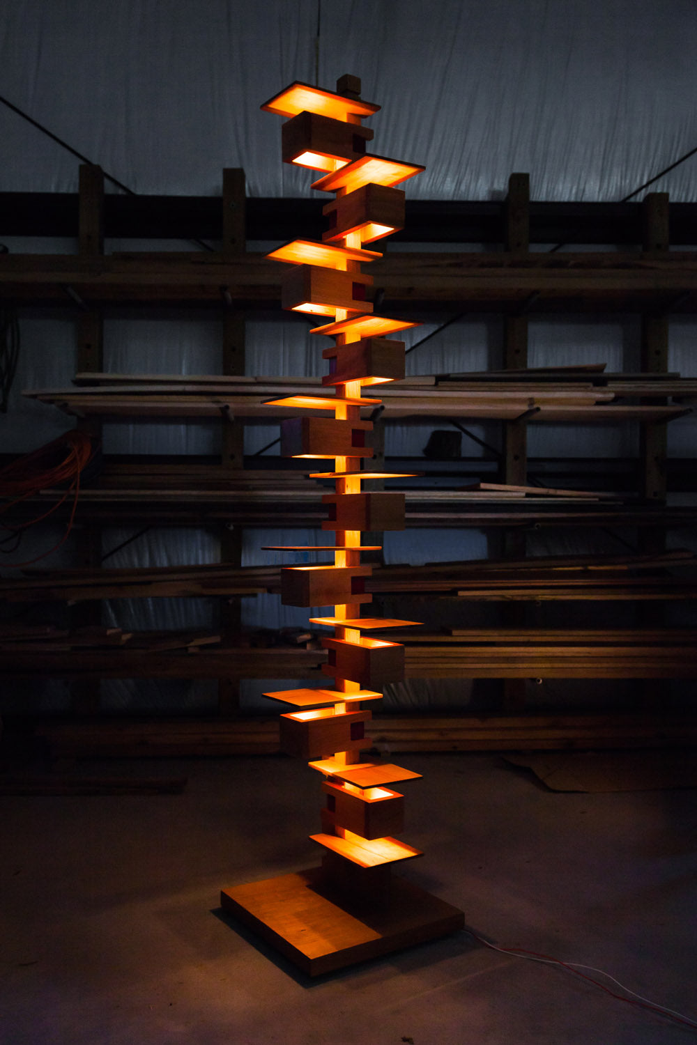 Taliesin Wooden Floor Lamp