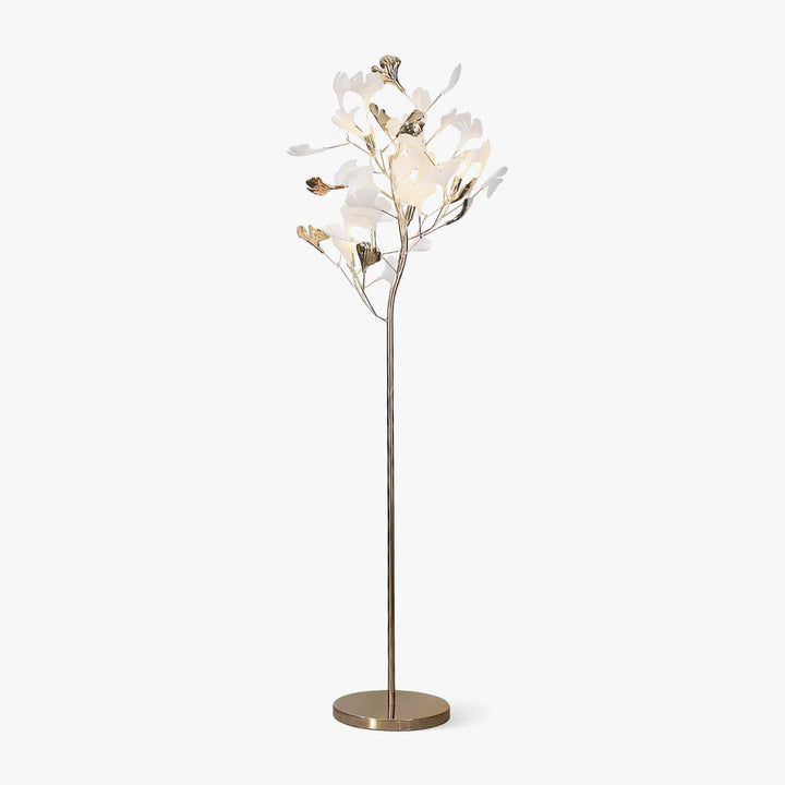 Taro Leaf Gingko Floor Lamp 1