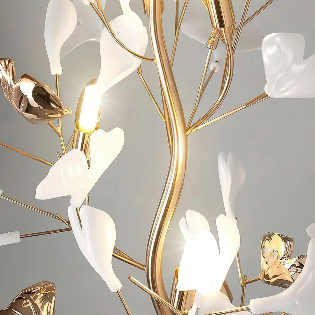 Taro Leaf Gingko Floor Lamp 8