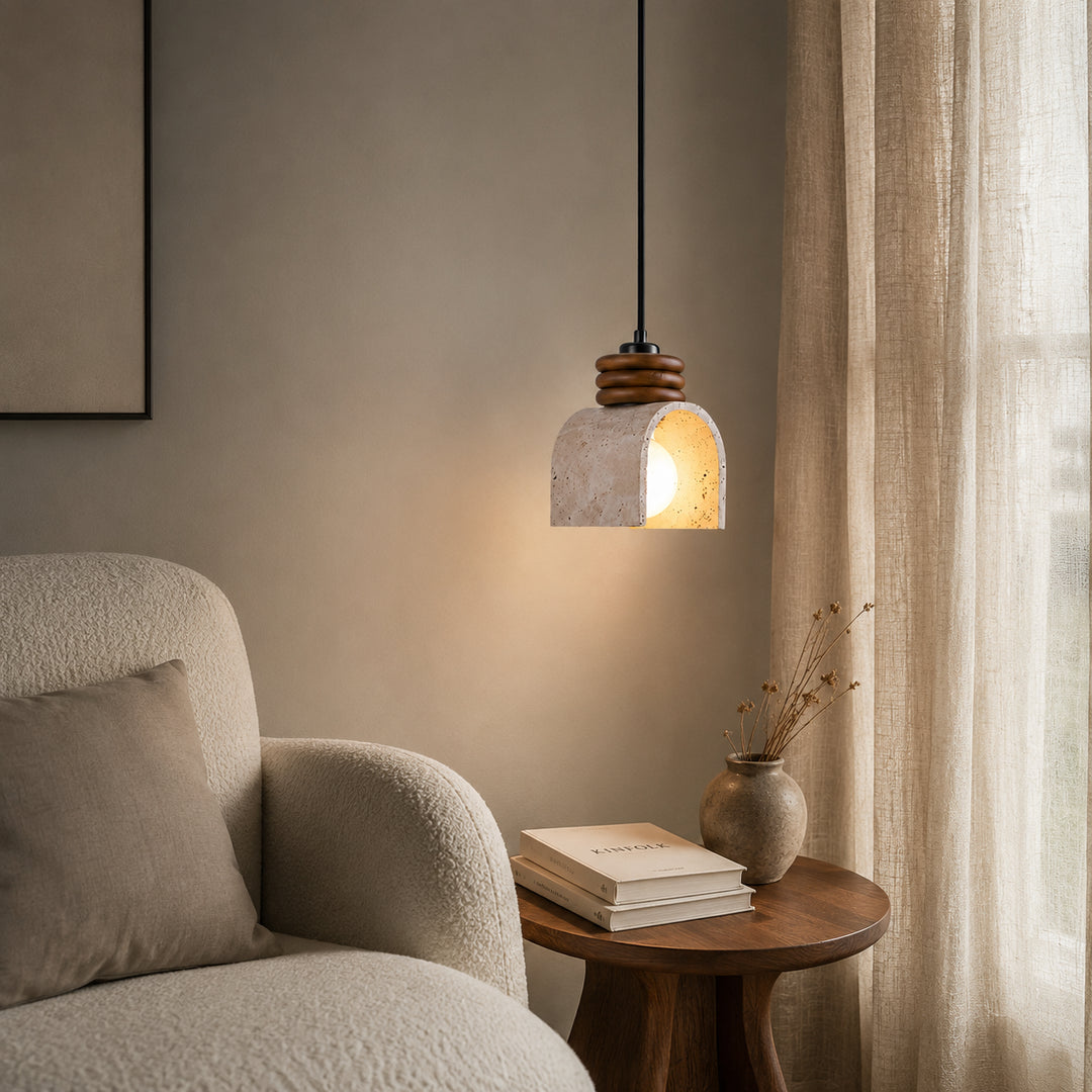 Tavel Stone Pendant Light 2