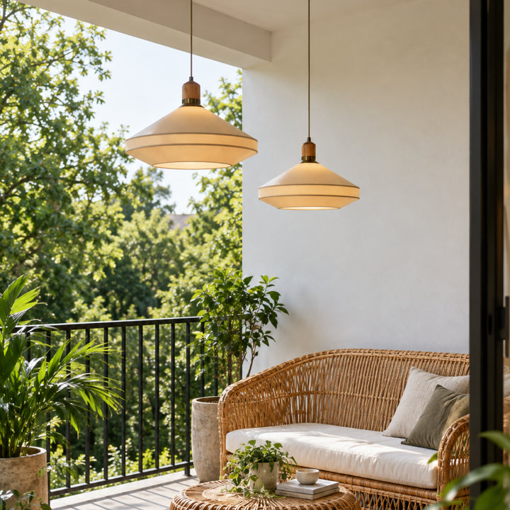 Tavessa Fabric Pendant Light 12
