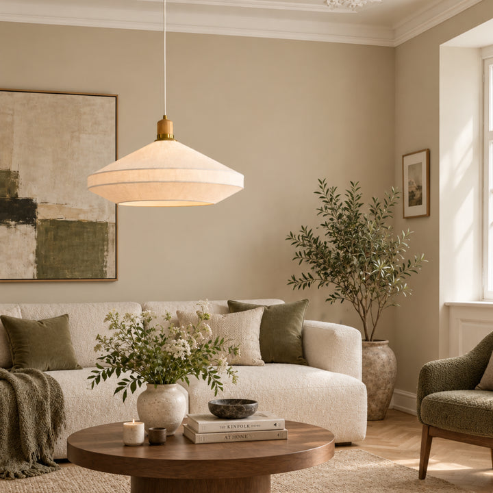 Tavessa Fabric Pendant Light 7