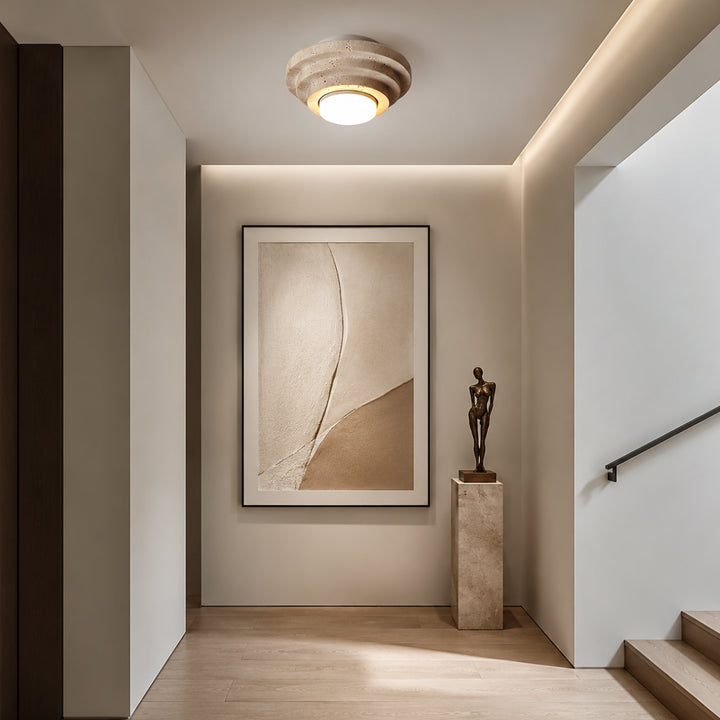 Tavessa Travertine Ceiling Lamp 3