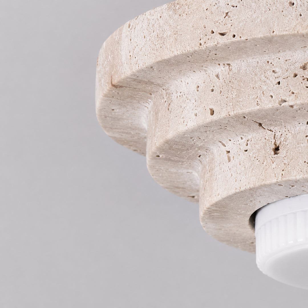 Tavessa Travertine Ceiling Lamp 8