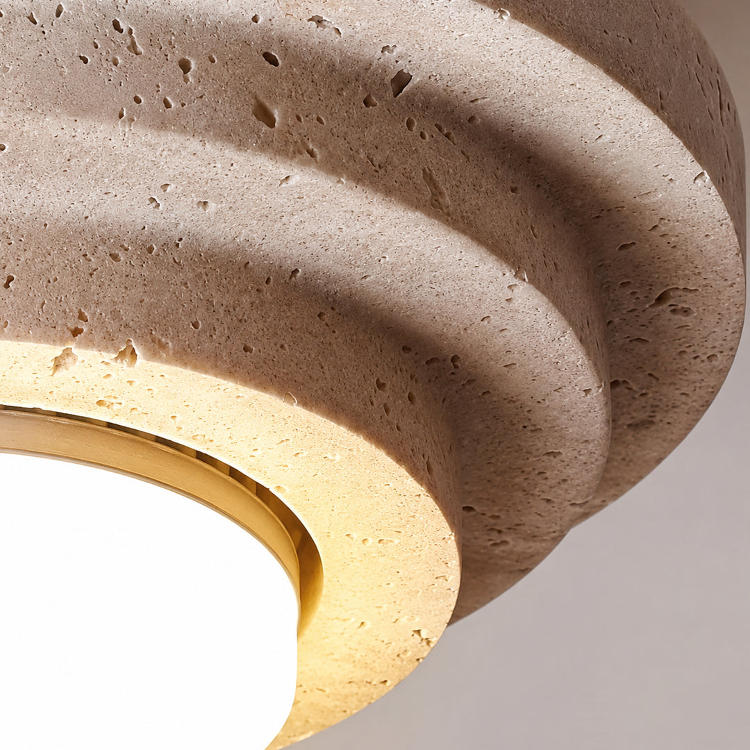 Tavessa Travertine Ceiling Lamp 9