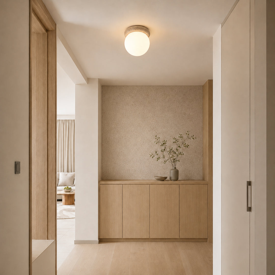 Tavlena Travertine Ceiling Lamp 2