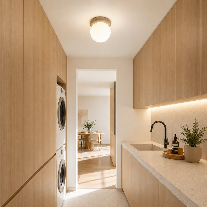 Tavlena Travertine Ceiling Lamp 3