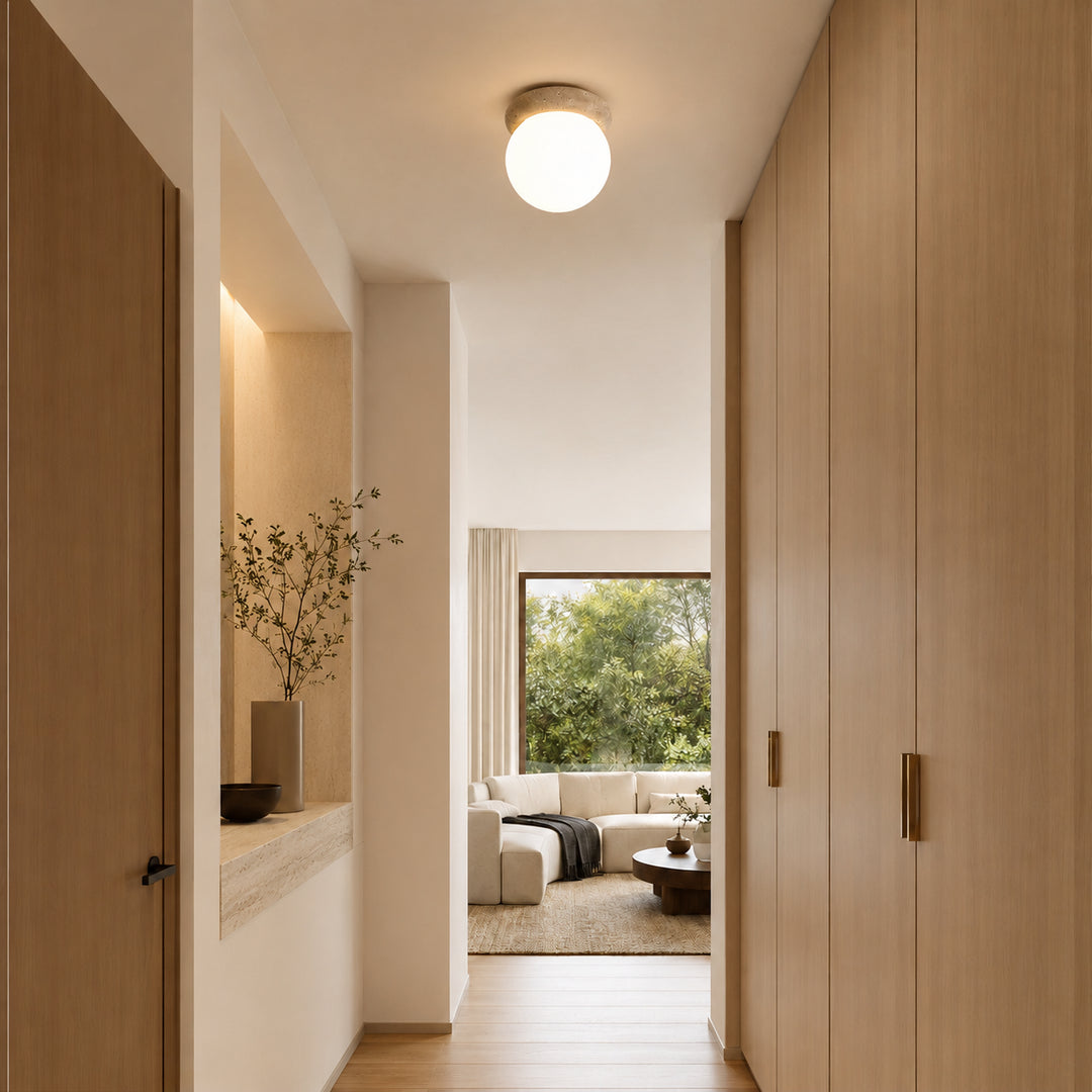 Tavlena Travertine Ceiling Lamp 5
