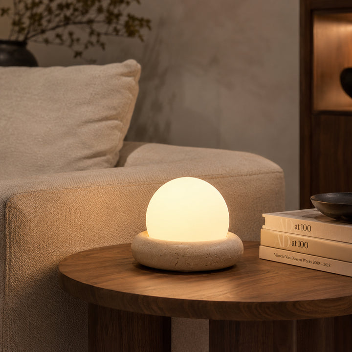 Tavlena Travertine Table Lamp 6