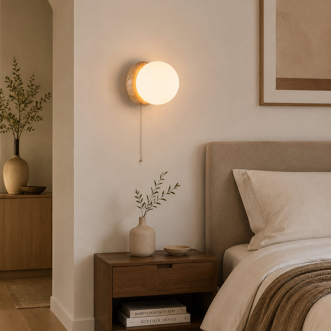 Tavlena Travertine Wall Lamp 12