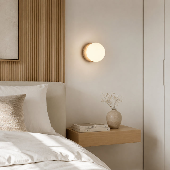 Tavlena Travertine Wall Lamp 2