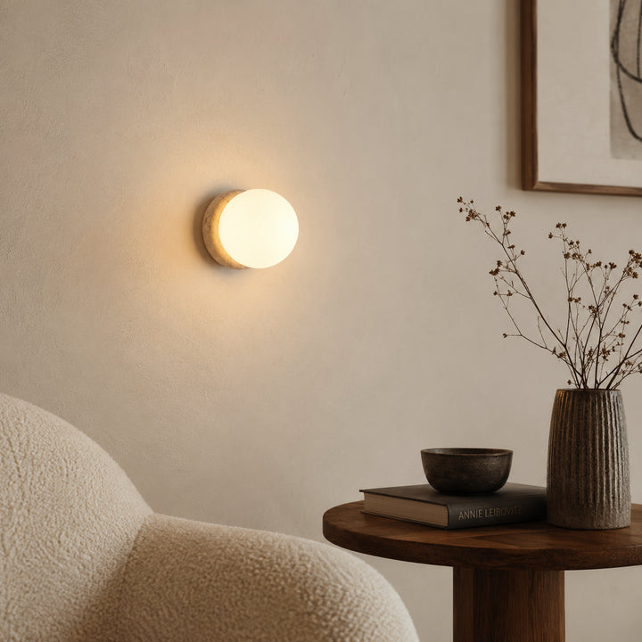 Tavlena Travertine Wall Lamp 3