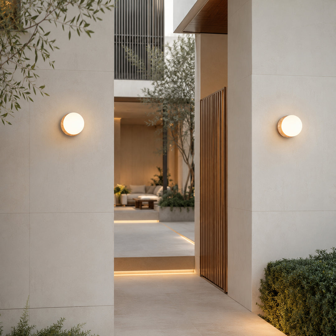 Tavlena Travertine Wall Lamp 6