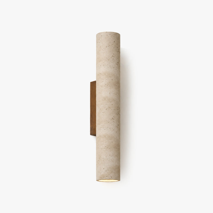 Tavliren Travertine Cylinder Wall Lamp 7
