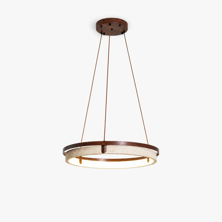 Tavorune Travertine Ring Pendant Light 11