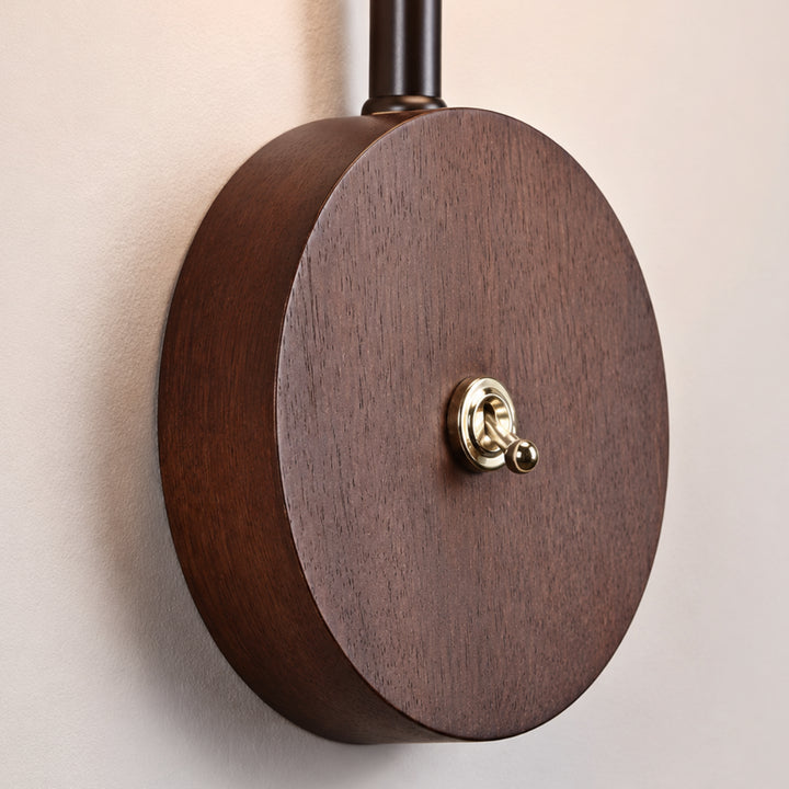 Tavrele Travertine Globe Wall Lamp 8