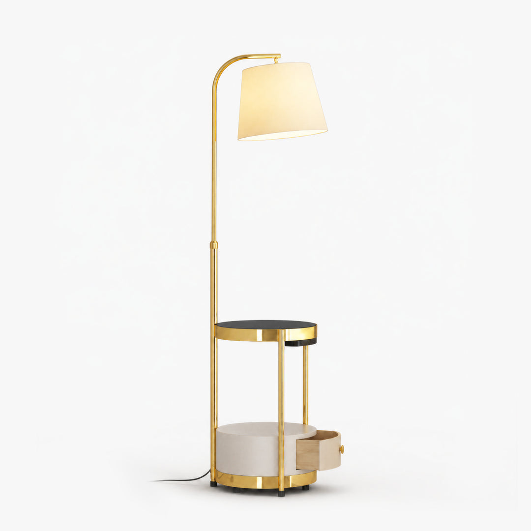 Tavrelune Side Table Floor Lamp 11
