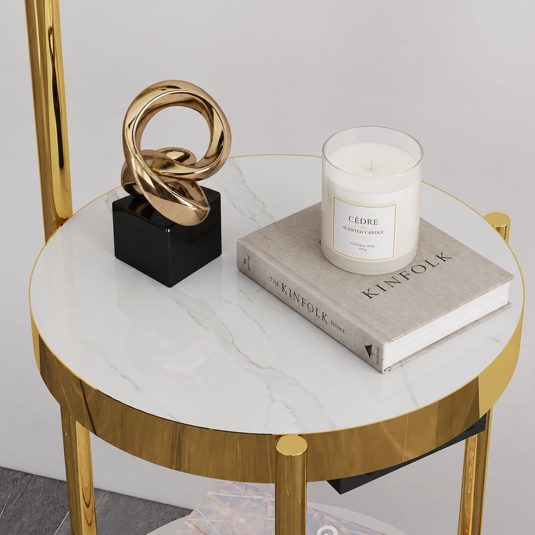 Tavrelune Side Table Floor Lamp 6