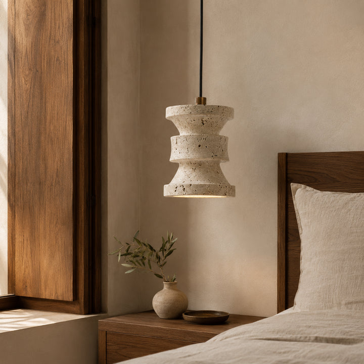 Tavreno Travertine Pendant Light 3