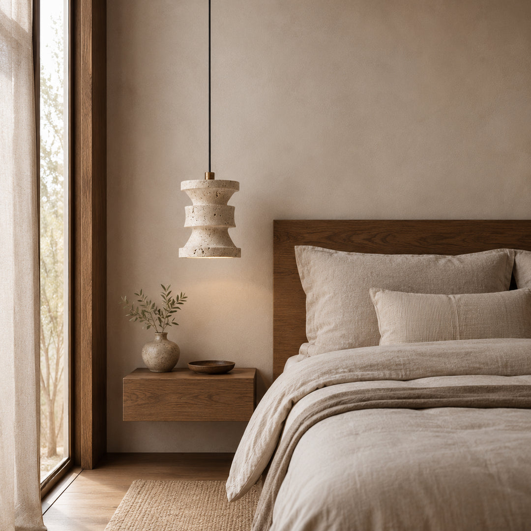 Tavreno Travertine Pendant Light 6