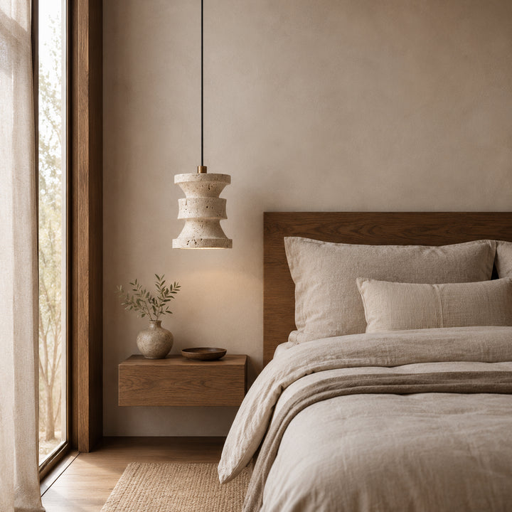 Tavreno Travertine Pendant Light 6