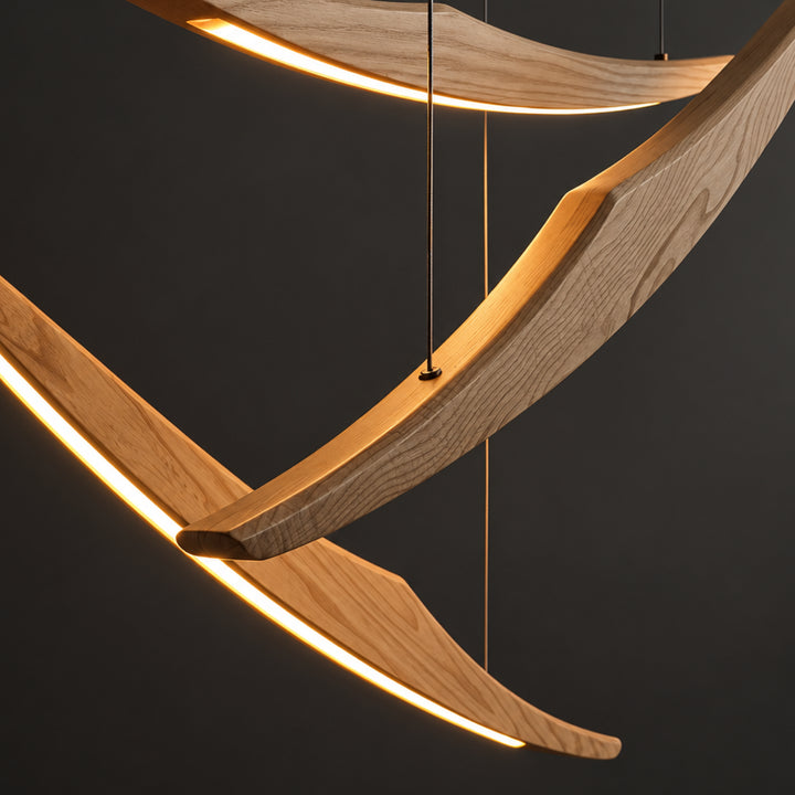 Tavreno Wood Chandelier 11