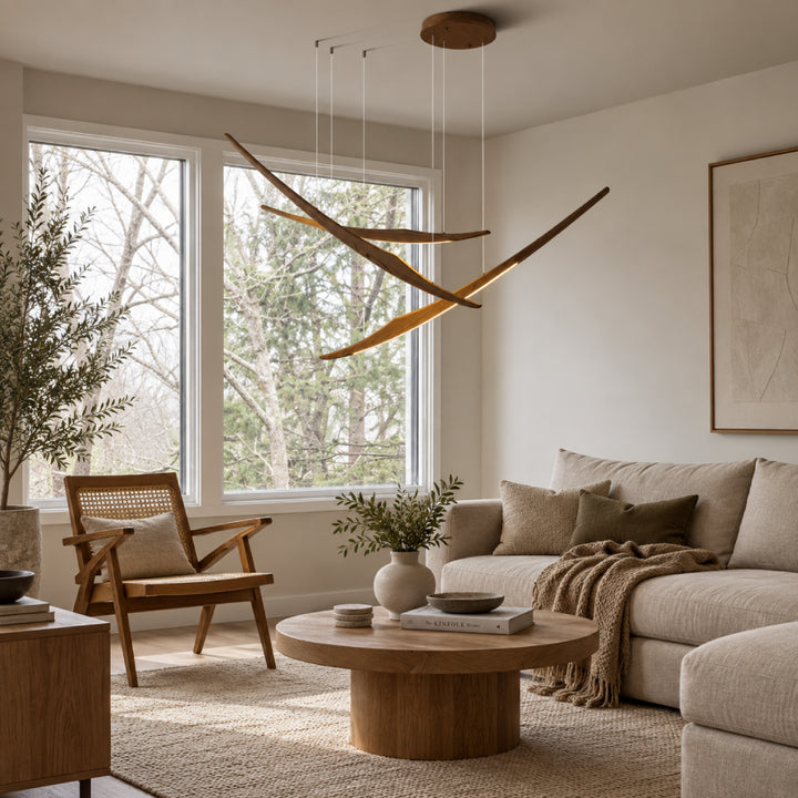 Tavreno Wood Chandelier 17