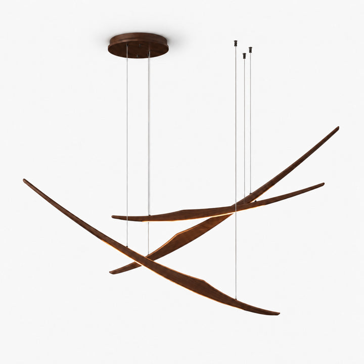 Tavreno Wood Chandelier 4