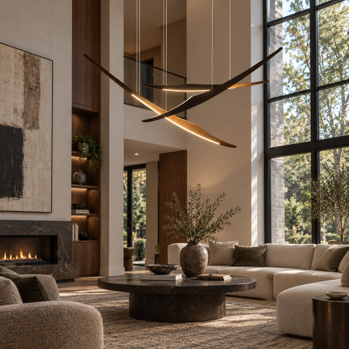 Tavreno Wood Chandelier 5