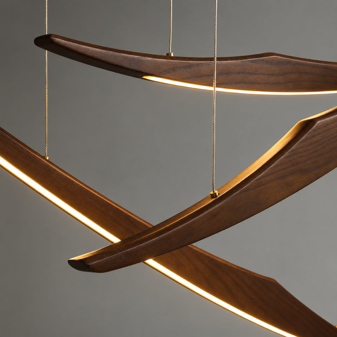 Tavreno Wood Chandelier 7