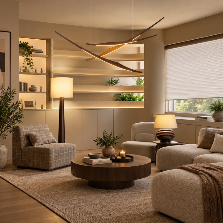 Tavreno Wood Chandelier 9
