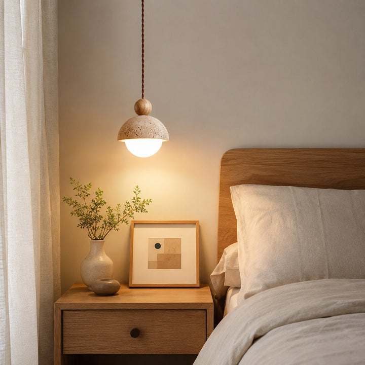 Tavrenzo Travertine Pendant Light 4