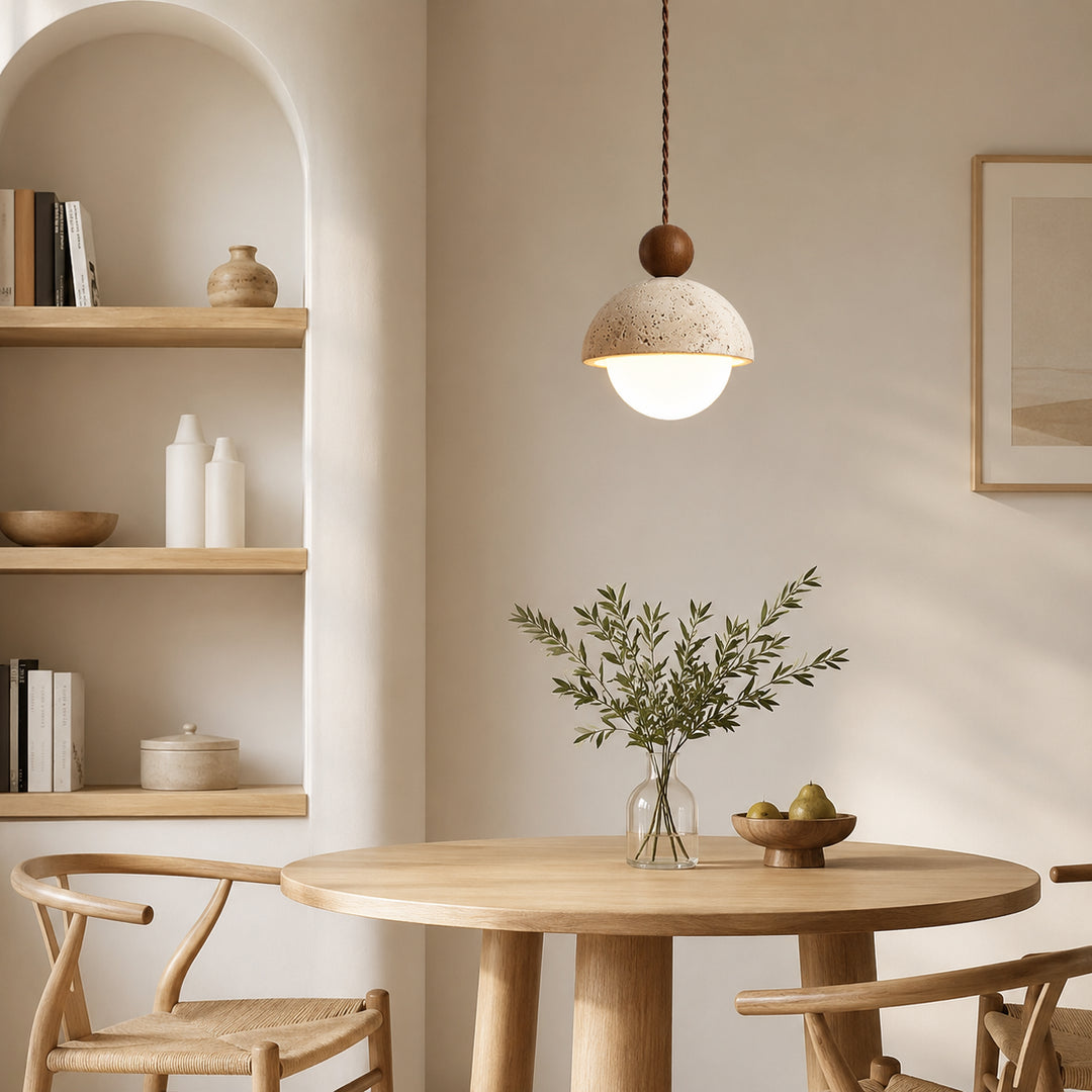 Tavrenzo Travertine Pendant Light 5