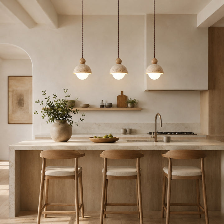Tavrenzo Travertine Pendant Light 6