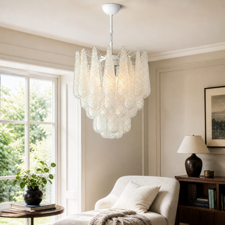 Teardrop Murano Glass Chandelier 14