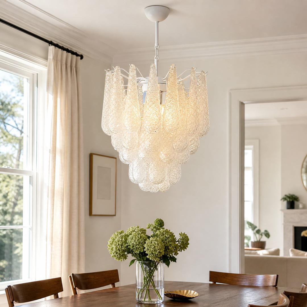 Teardrop Murano Glass Chandelier 15