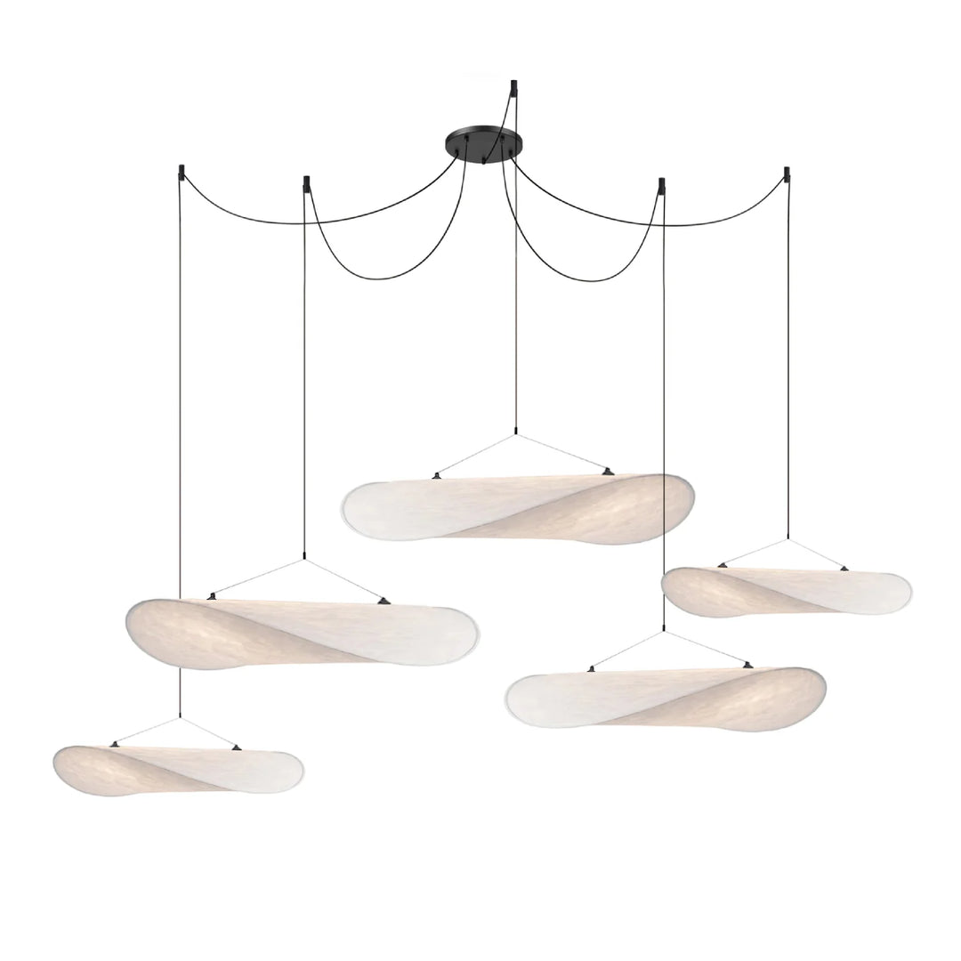 Tense Tyvek Combination Chandelier 15