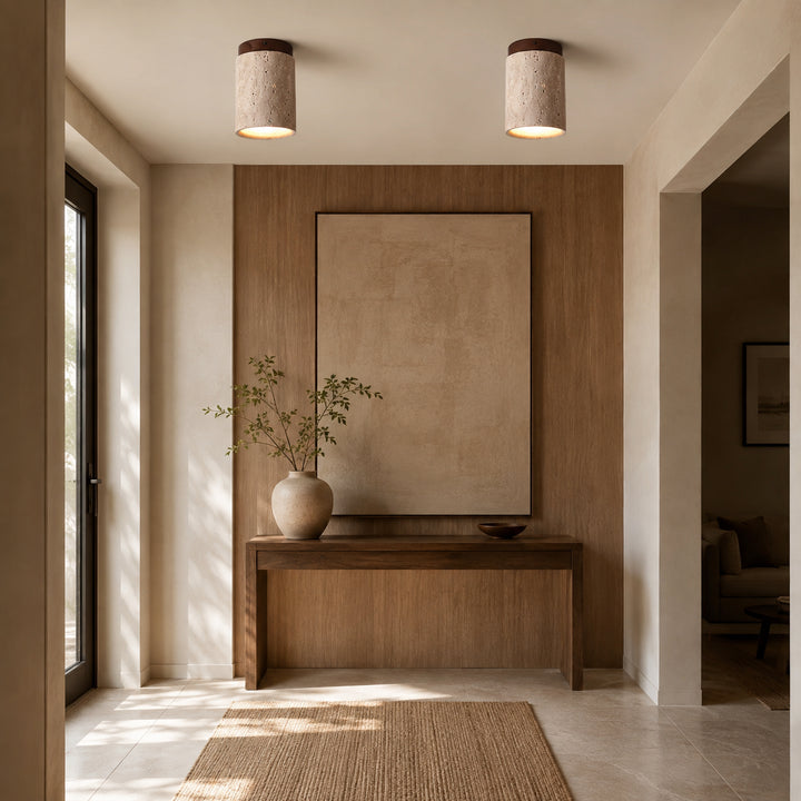Terivane Travertine Ceiling Lamp 5