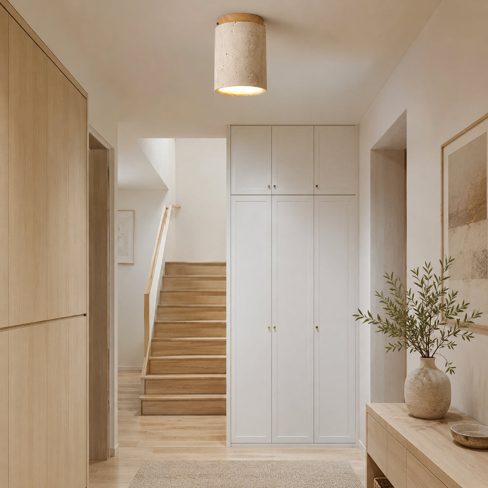 Terivane Travertine Ceiling Lamp 6