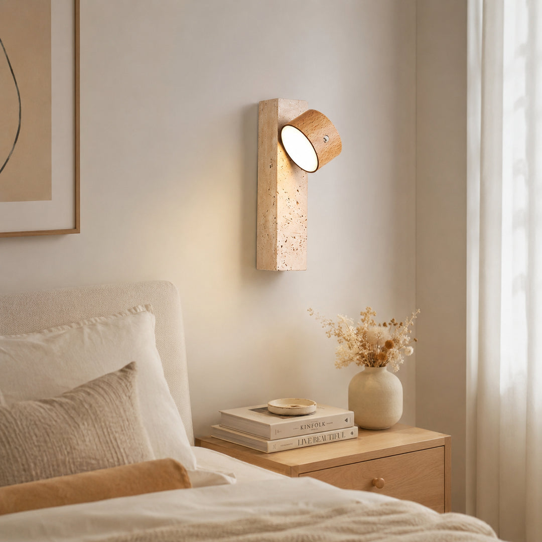 Tervalen Travertine Wall Lamp 10