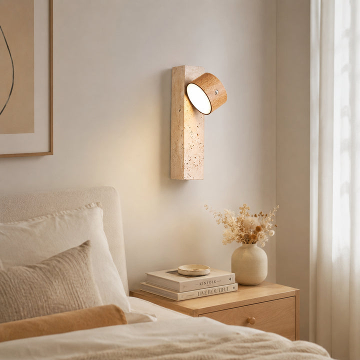 Tervalen Travertine Wall Lamp 10
