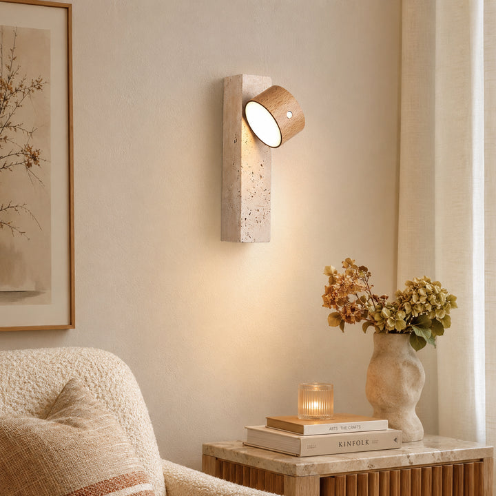 Tervalen Travertine Wall Lamp 11