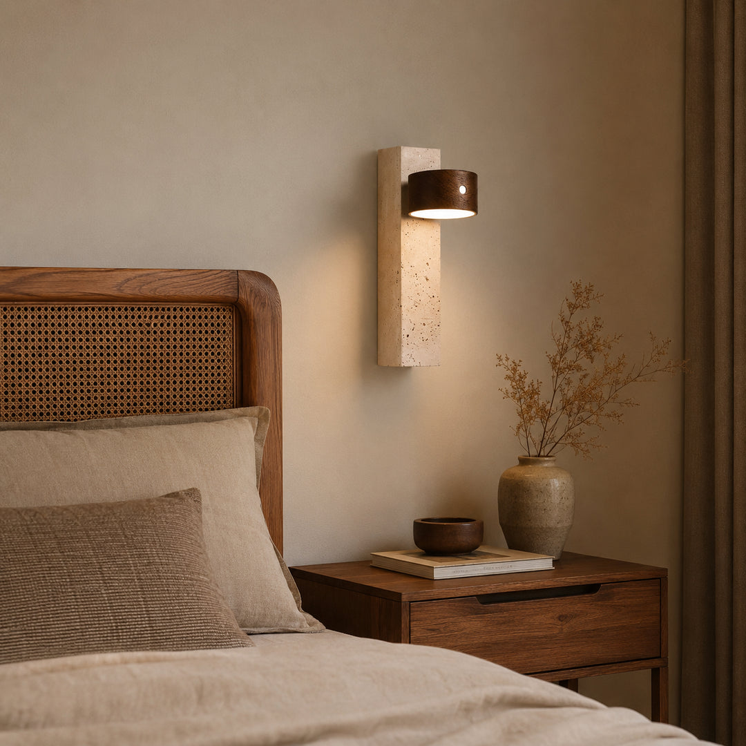 Tervalen Travertine Wall Lamp 2