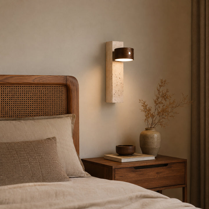 Tervalen Travertine Wall Lamp 2