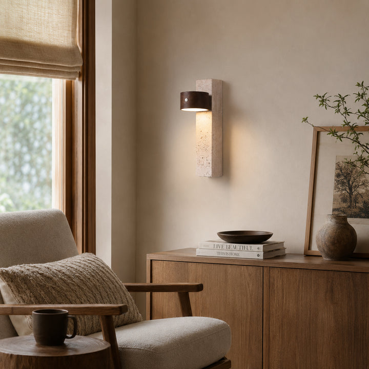 Tervalen Travertine Wall Lamp 3