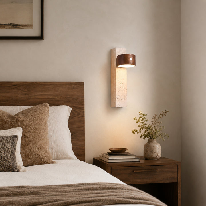 Tervalen Travertine Wall Lamp 5