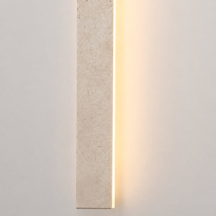 Tervalune Travertine Wood Wall Lamp 9